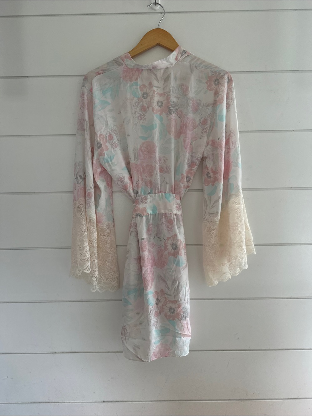 La Vie en Rose - Sheet House gown - Floral with Lace - Size: XS - Picture 4 of 5